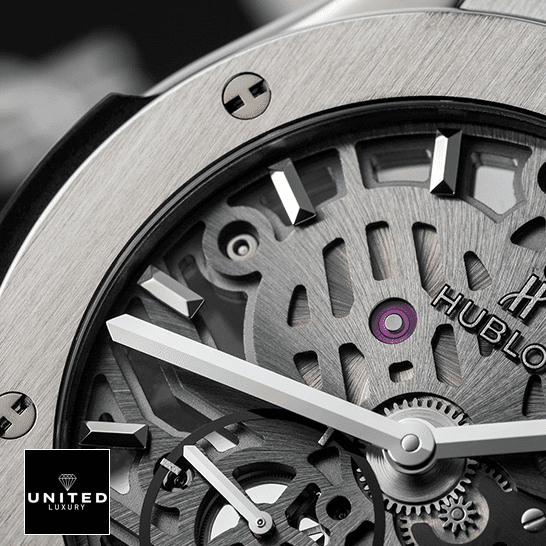 Hublot Classic Fusion 505.NX.0170.LR Hublot Classic Fusion 505.nx_.0170.lr Steel Case Replica close analog view