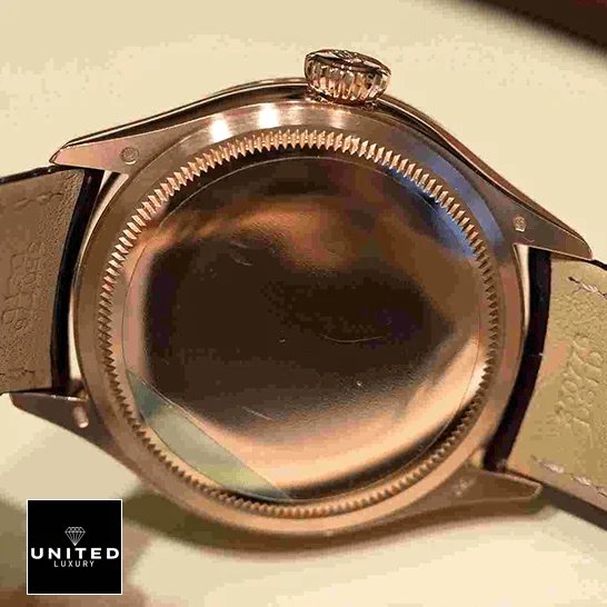 Rolex Cellini Moonphase 50535 Rolex Cellini Stainless Steel Case Replica upside view