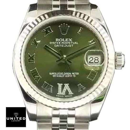 Rolex Datejust 126333 Rolex Datejust 220239 Stainless Steel Green Roman Dial