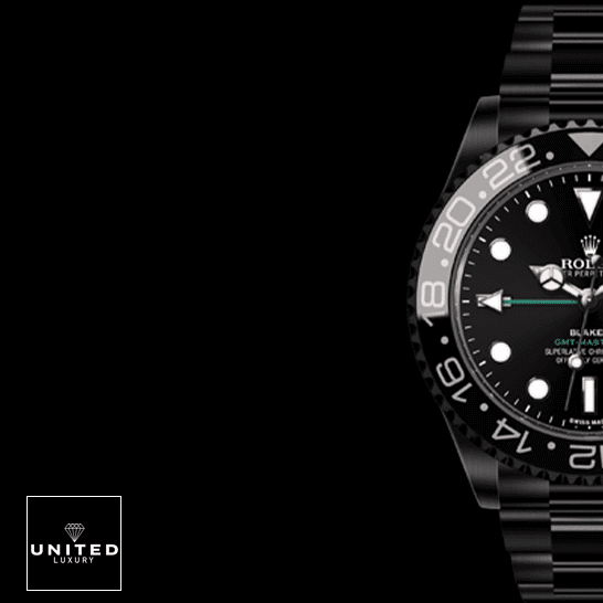 Rolex GMT-Master II 116710 Rolex Blaken GMT-Master II 116710 Oyster Replica Black Background