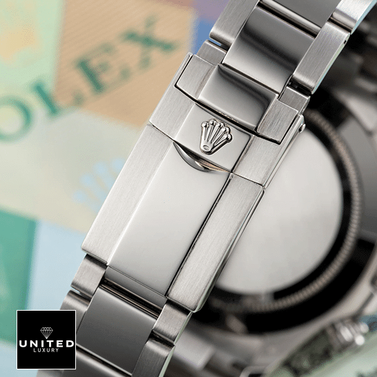 Rolex Cosmograph Daytona 116509 Rolex Daytona 116509 Stainless Steel Oyster Bracelet Fold Clasp on the Rolex logo Replica