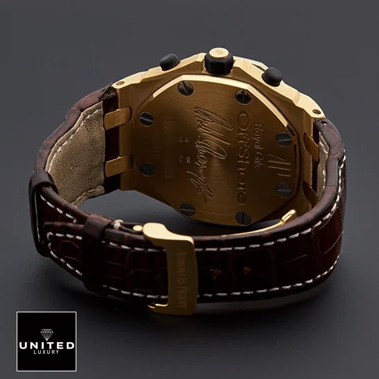 Audemars Piguet Royal Oak Offshore 26007BA.OO.D088CR.01 Audemars Piguet Royal Oak Gold Case Replica Leather Brwon Bracelet