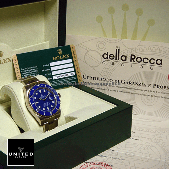 Rolex Submariner Date 116619 Rolex Submariner 116619lb-0001 Replica & Guarantee Card in the Rolex Box