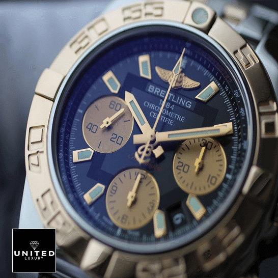 Breitling Chronomat B01 CB0110121C1C1 breitling_chronomat_44_blue_dial_cB0110121C1C1_replica_gold_unitedluxurynet
