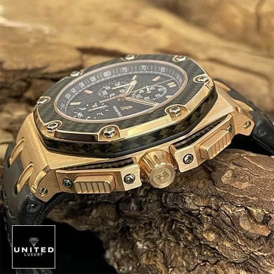 Audemars Piguet Royal Oak Offshore 26030IO.OO.D001IN.01 Ap montoya gold case replica push button