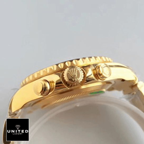 Rolex Yacht-Master II 116688 Rolex 116688 Yellow Gold Oyster Replica Crown / Push Button