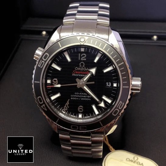 Omega Seamaster Planet Ocean 232.30.42.21.01.004 Omega Seamaster Black Dial 232.30.42.21.01.004 Replica in the box