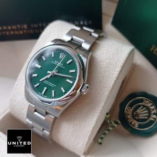 Rolex Datejust 277200 Oyster Perpetual Rolex Perpetual 31 277200 Stainless Steel Case Replica & clock cushion
