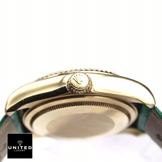 Rolex Day-Date 118138-0003 Rolex Day-Date 118138-0003 Replica Gold Case Right side Crown Pusher