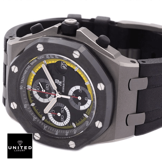 Audemars Piguet Royal Oak Offshore 26207IO.OO.A002CA.01 Audemars Piguet Royal Oak Black Dial Steel Case Replica side view