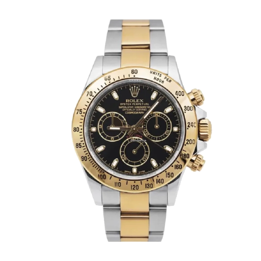 ed5ef2c136f8c58e18d1475c1ee66567c09695ac Rolex Daytona 116523 “Black Rolesor” Signature Replica 1:1 - Image 1