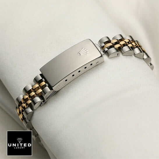 Rolex Datejust 69173 Diamond Dial Rolex 69173 Stainless Steel Jubilee Bracelet Replica rolex logo on the buckle
