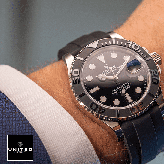 Rolex Yacht-Master 226659 Rolex Yacht-Master 226659 Black Watch on his arm